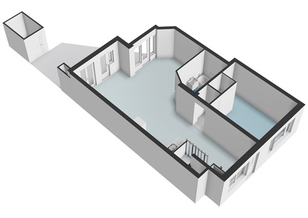 Floor plan - Van Tuyll van Serooskerkenweg 121, 1076 JJ Amsterdam 